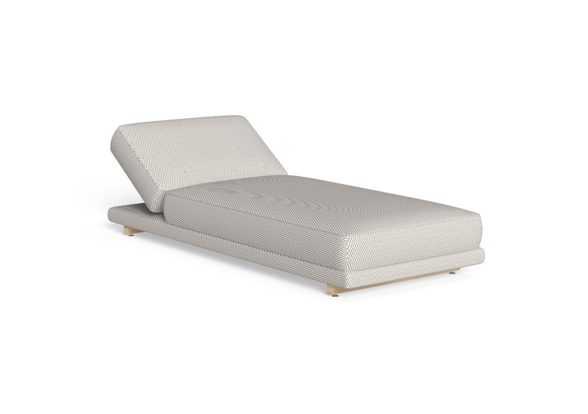 Finish - Natural Teak Frame White Beige Cushions