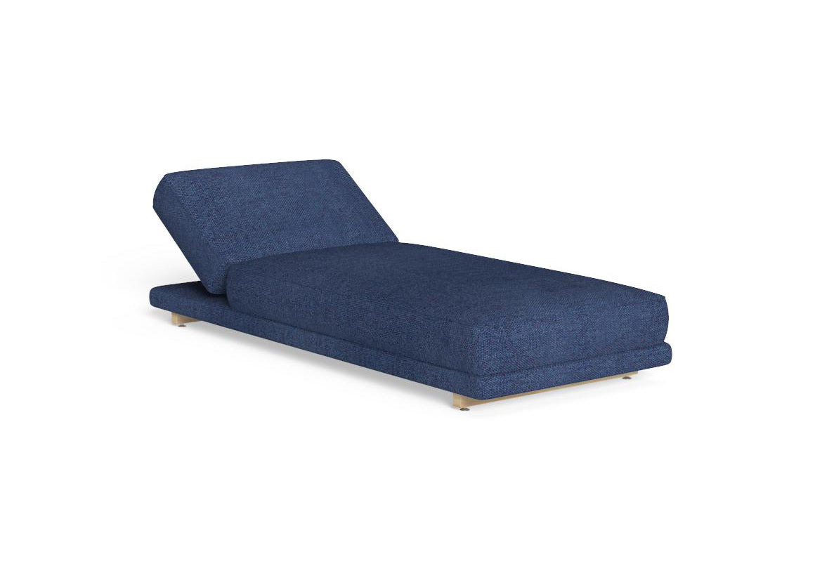 Finish - Natural Teak Frame Ocean Blue Cushions