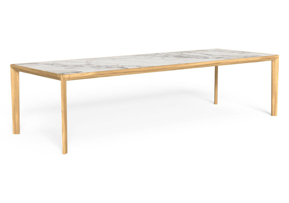 Finish - Accoya Natural Teak Base Calcatta Top