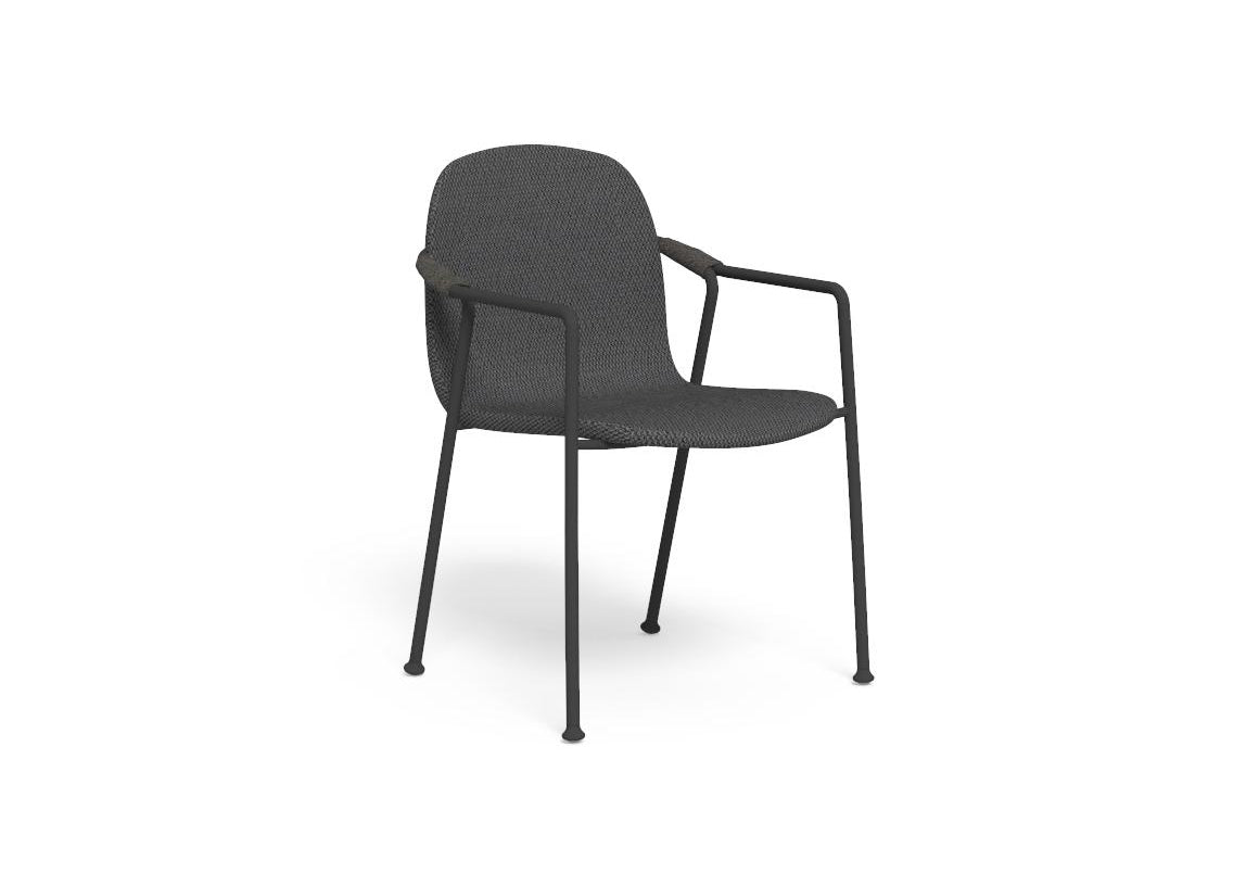 Finish - Graphite Frame Dark Gray Cushions