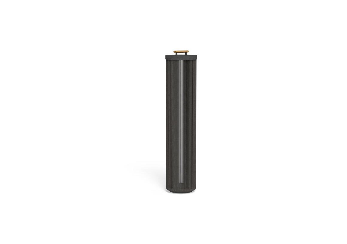 Finish - Graphite Frame Dark Gray Rope
