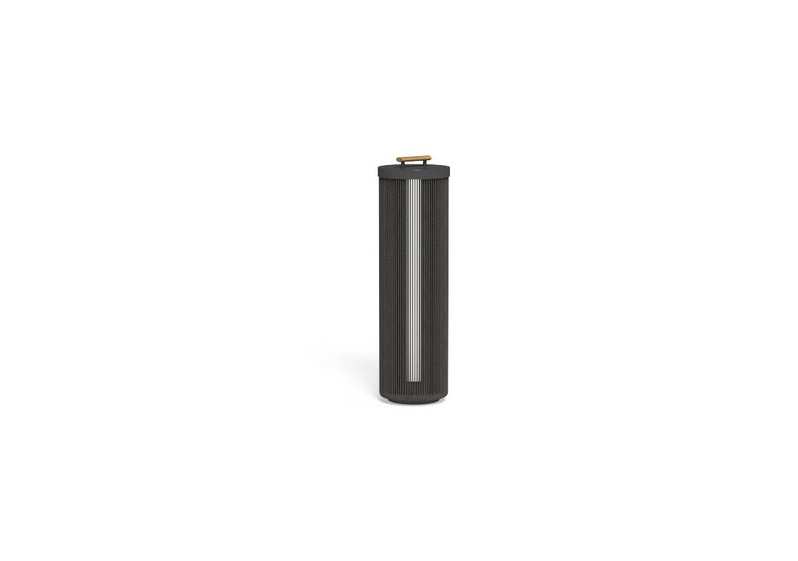 Finish - Graphite Frame Dark Gray Rope