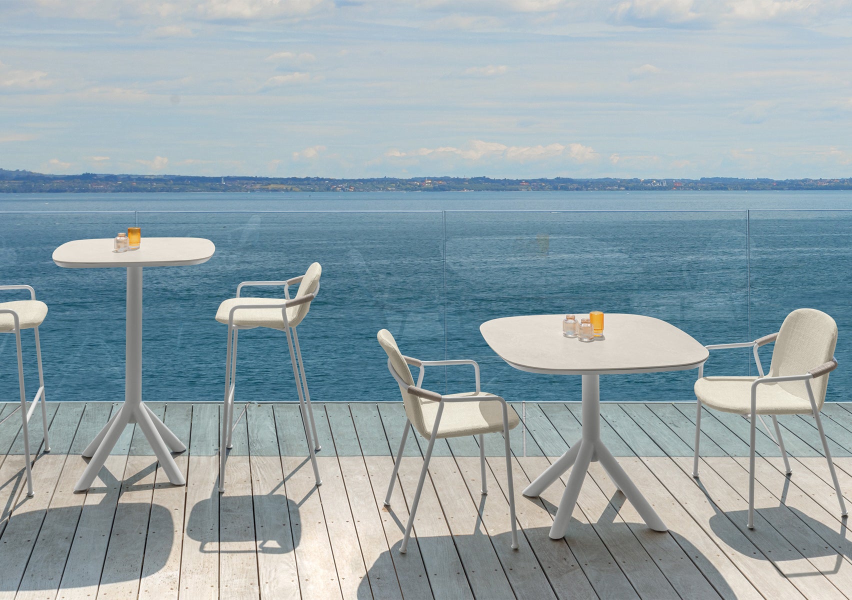 Coral Square Bistro Table