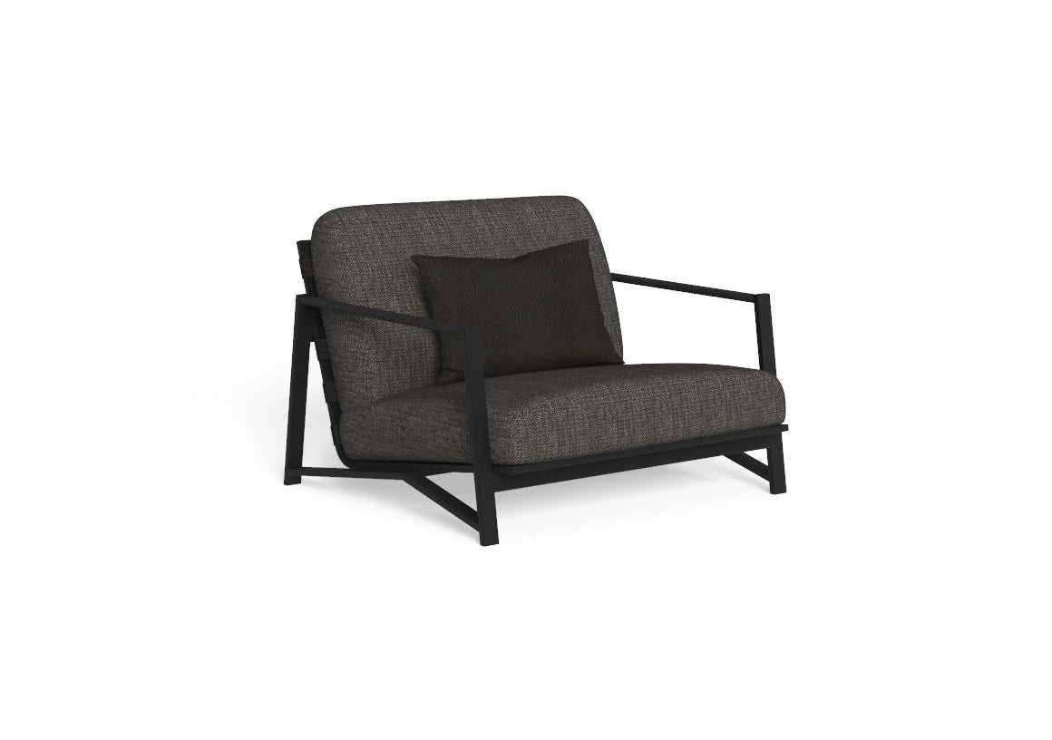 Finish - Graphite Frame Dark Gray Cushions