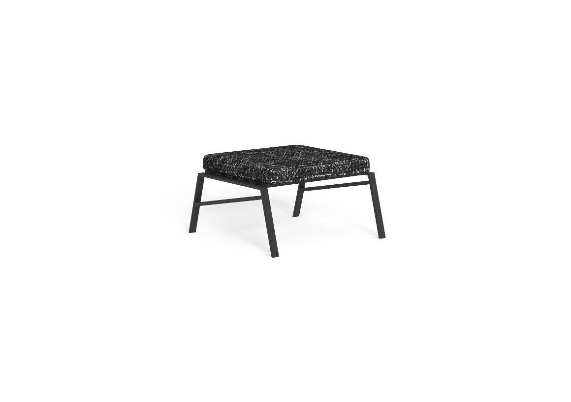 Finish - Graphite Frame Black Abstract Cushion