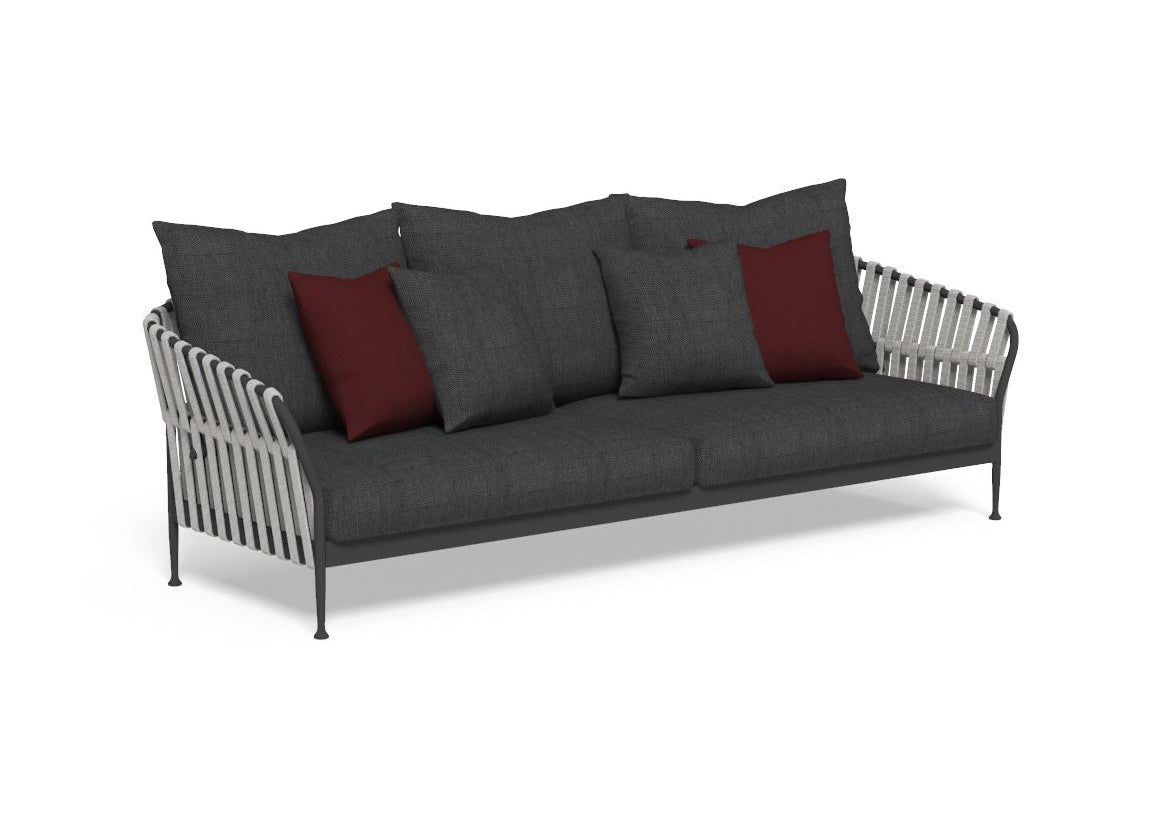 Finish - Graphite Frame Dark Gray Cushions