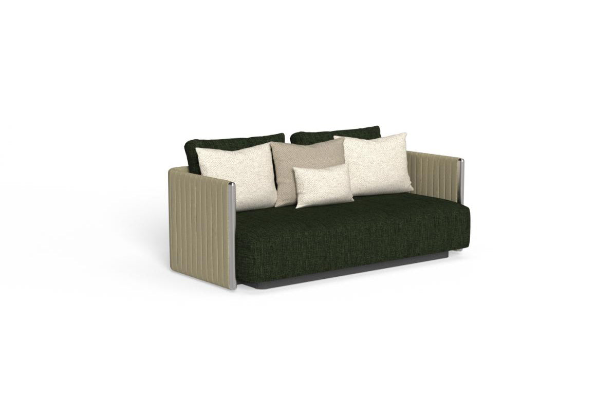 Finish - Inbox Frame Dark Green Cushions