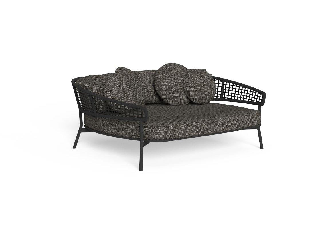 Finish - Graphite Frame Dark Gray Cushions