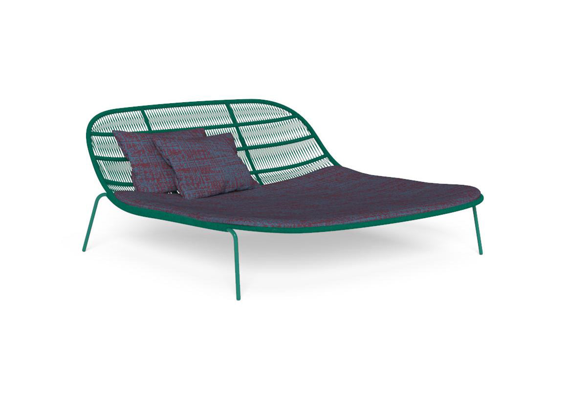 Finish - Teal Green Frame Outmap Turquoise Cushion
