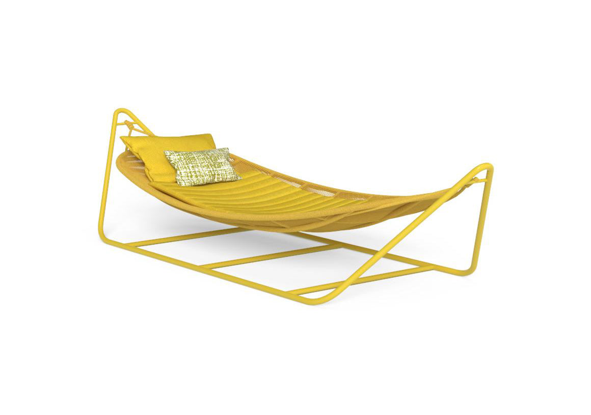 Finish - Yellow Frame Twill Yellow Cushion
