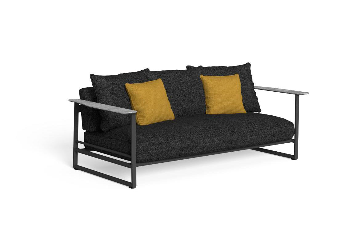 Finish - Graphite Frame Black Cushions