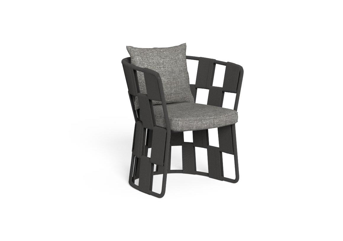 Finish - Graphite Frame Dark Gray Cushions