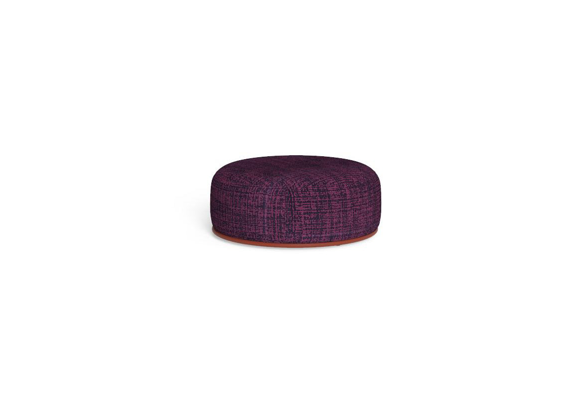 Finish - Red Frame Outmap Plum Cushion
