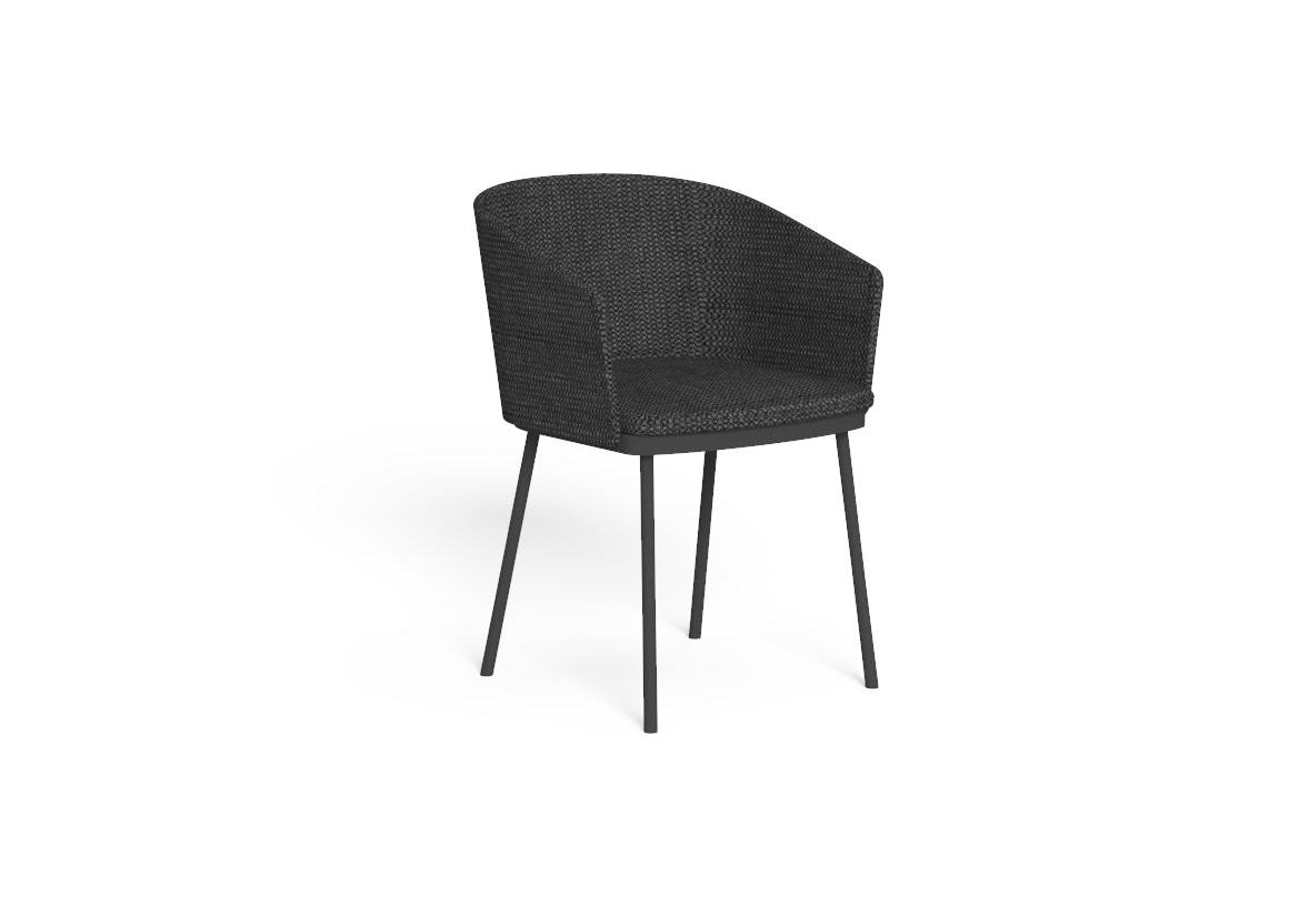 Finish - Graphite Frame Dark Gray Cushions