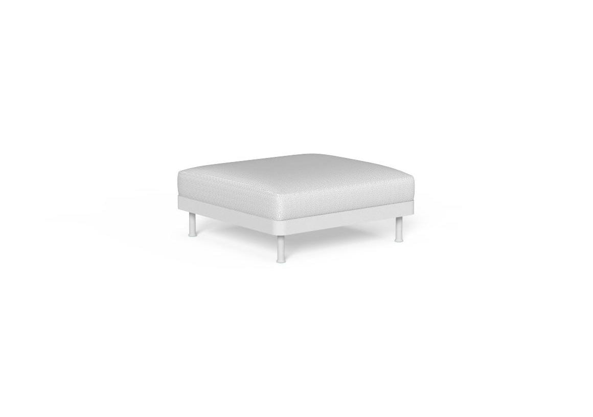 Finish - White Frame Silver Cushion