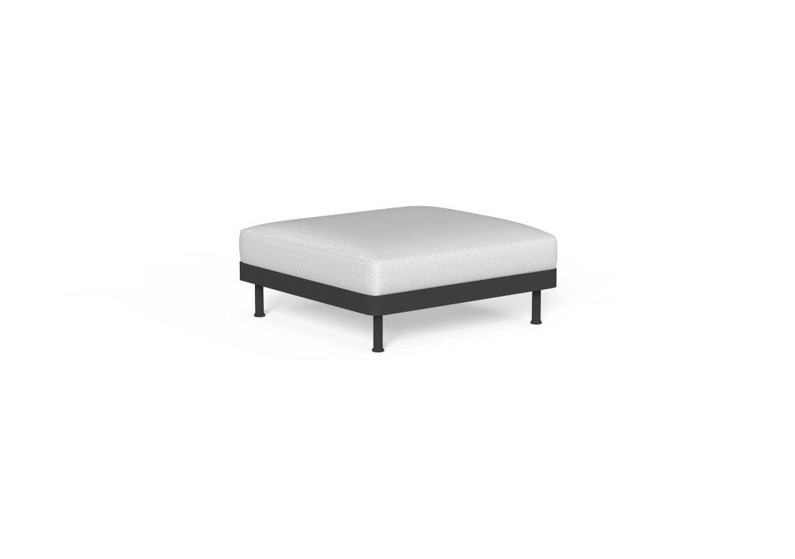 Finish - Graphite Frame Silver Cushion