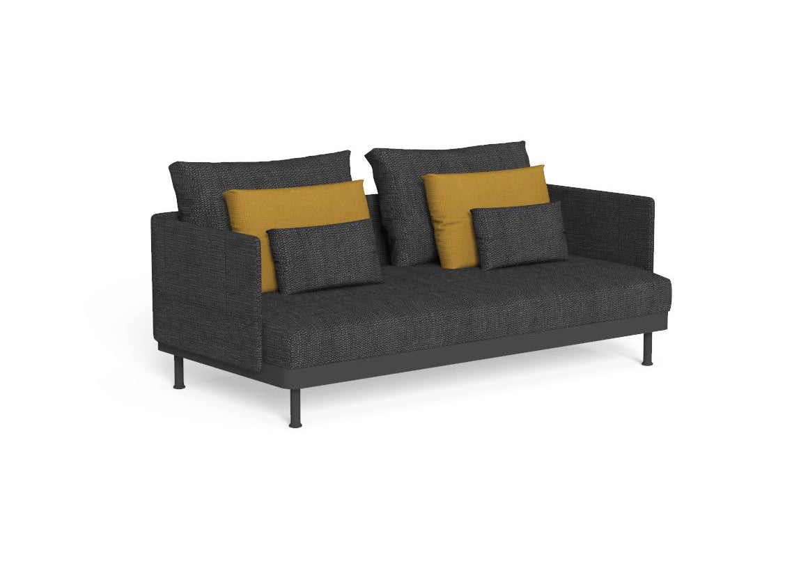 Finish - Graphite Frame Dark Gray Cushions