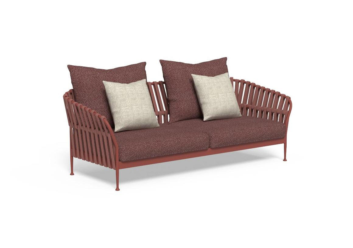 Finish - Red Frame Indian Red Cushions
