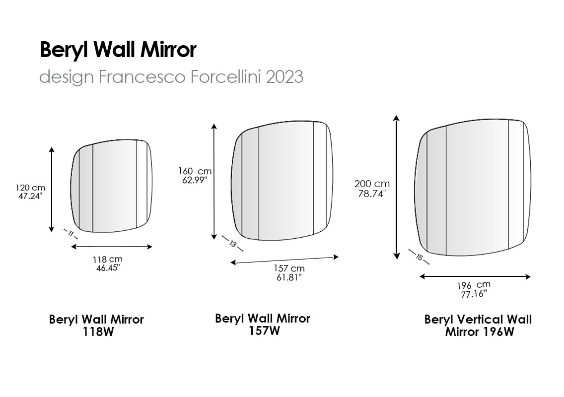 Beryl Wall Mirror