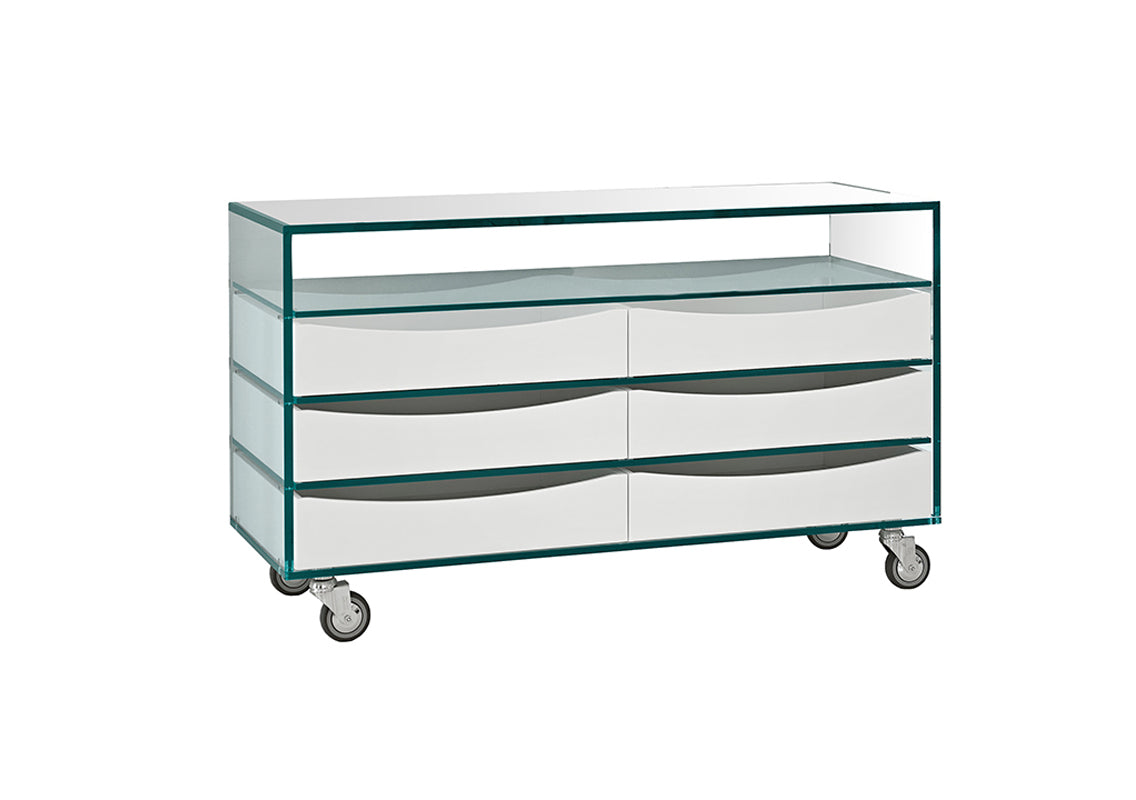 Comò Alto Sideboard On Casters