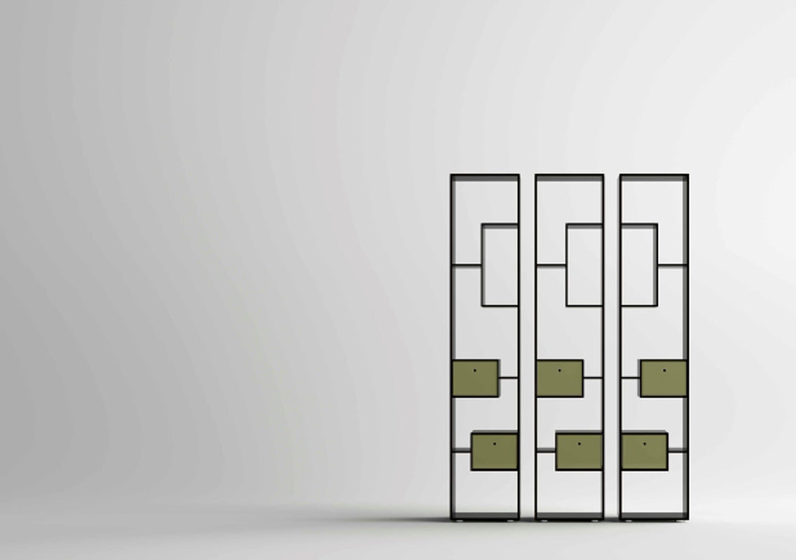 Liber Shelving Unit, Display Cabinet, Room Divider A-B-D