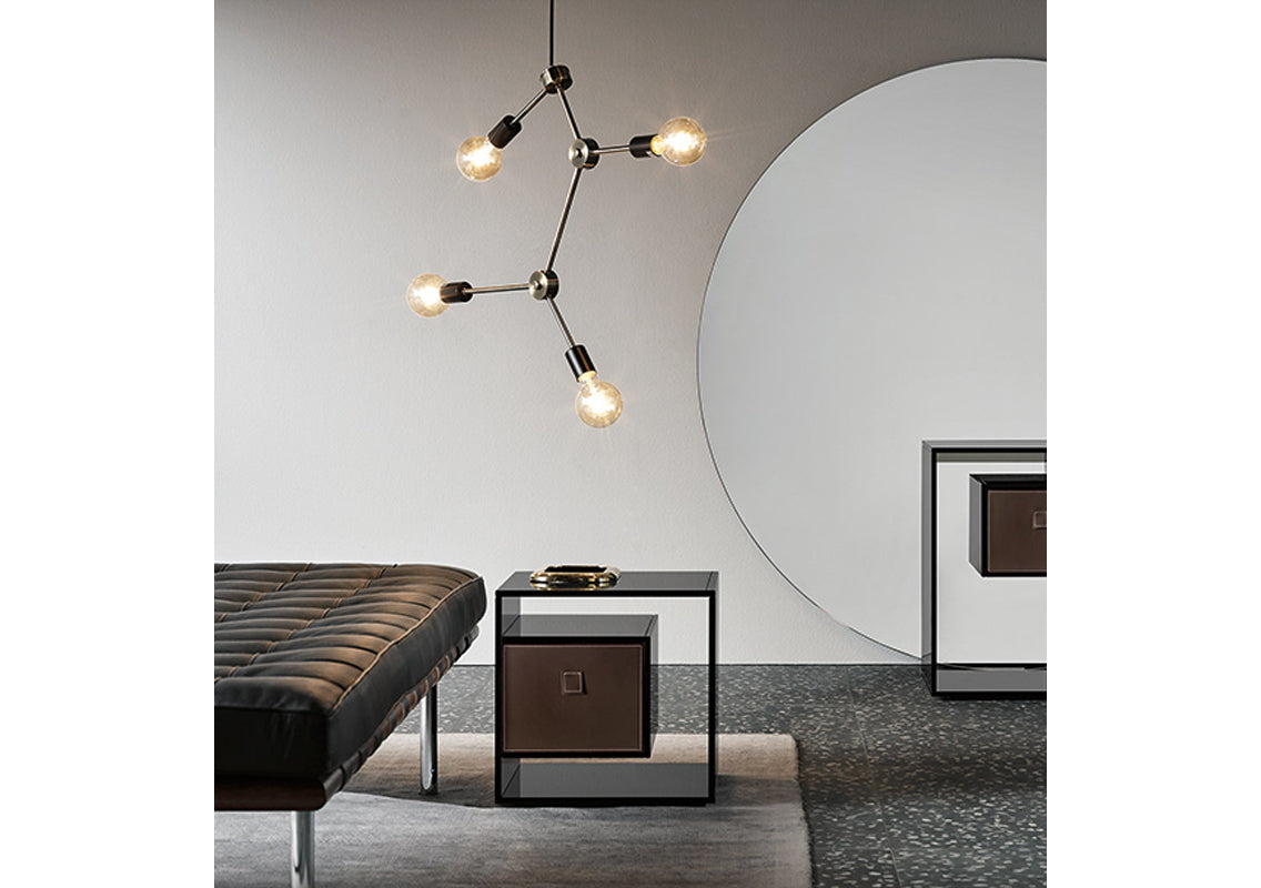 Liber Glass Night Tables E-F-G