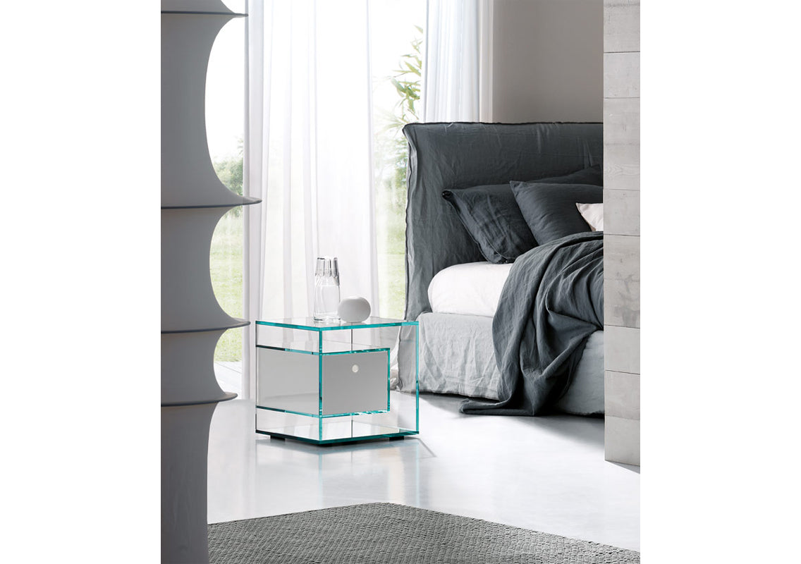 Liber Glass Night Tables E-F-G