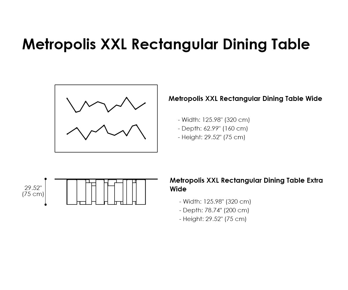Metropolis XXL Dining Table