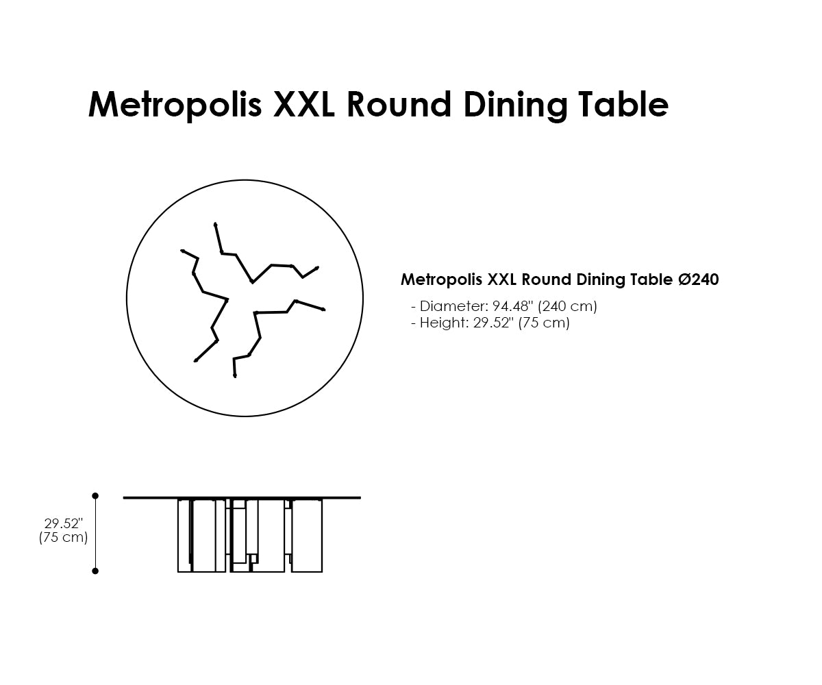 Metropolis XXL Dining Table