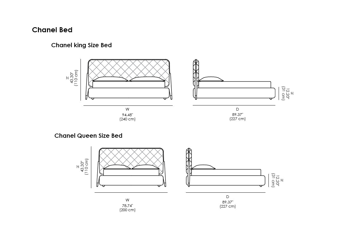 Chanel Bed