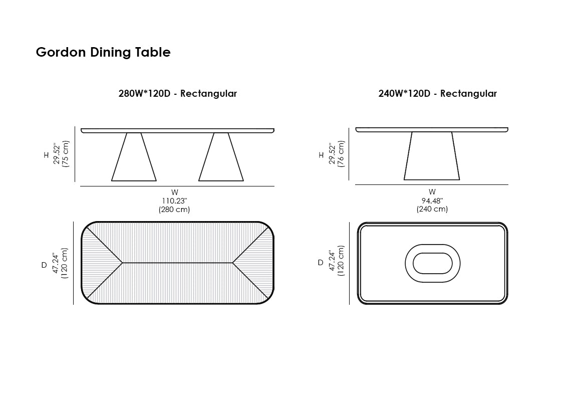 Gordon Rectangular Dining Table