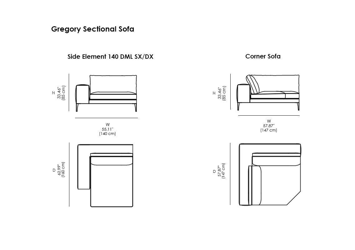Gregory Sectional Sofa