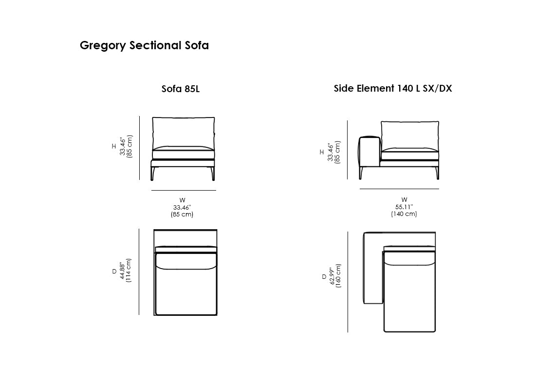 Gregory Sectional Sofa