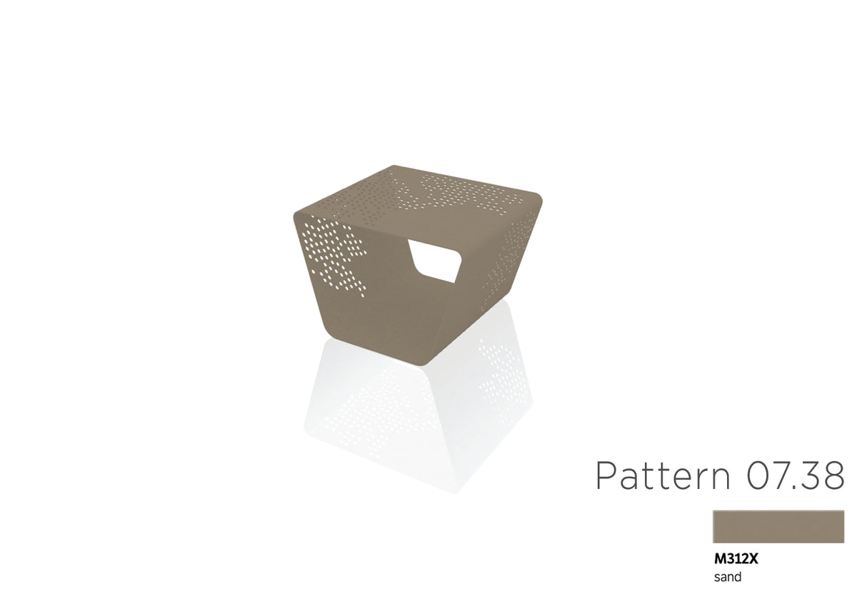 Pattern Outdoor Coffee Table / Magazine Holder