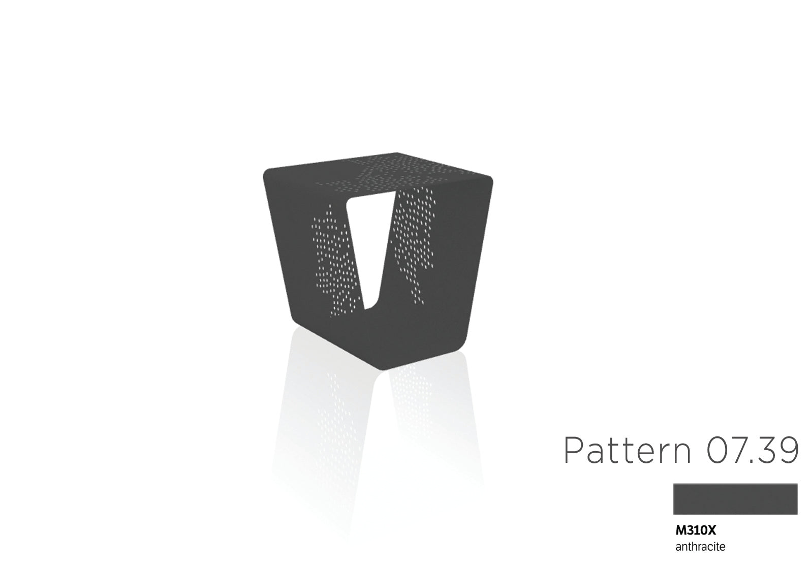 Pattern Outdoor Coffee Table / Magazine Holder