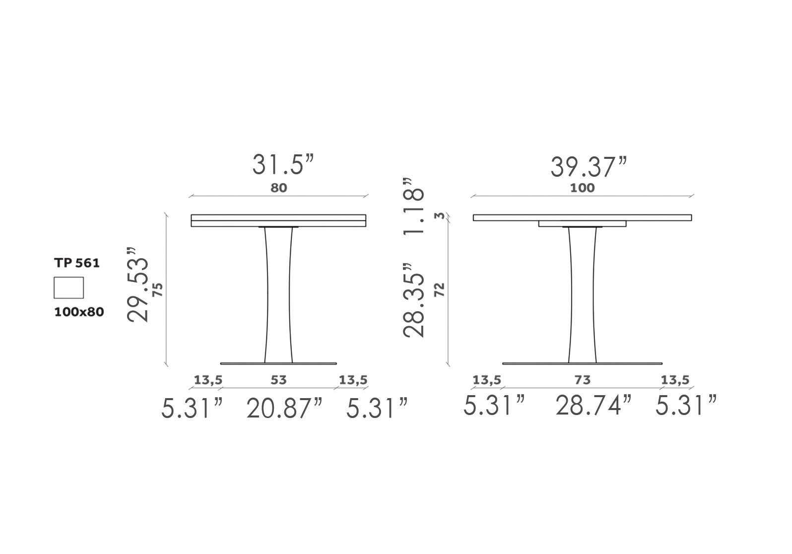 Gualtiero Fixed Bistro Table