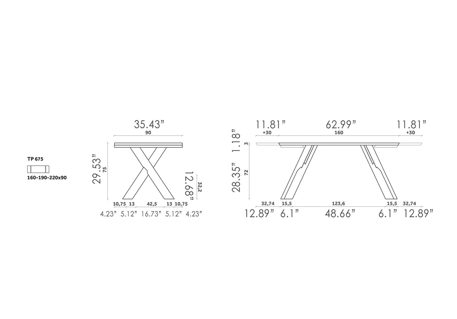 Gustave Plus Extendable Dining Table