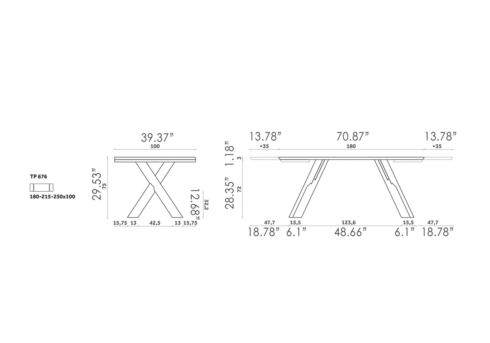Gustave Plus Extendable Dining Table