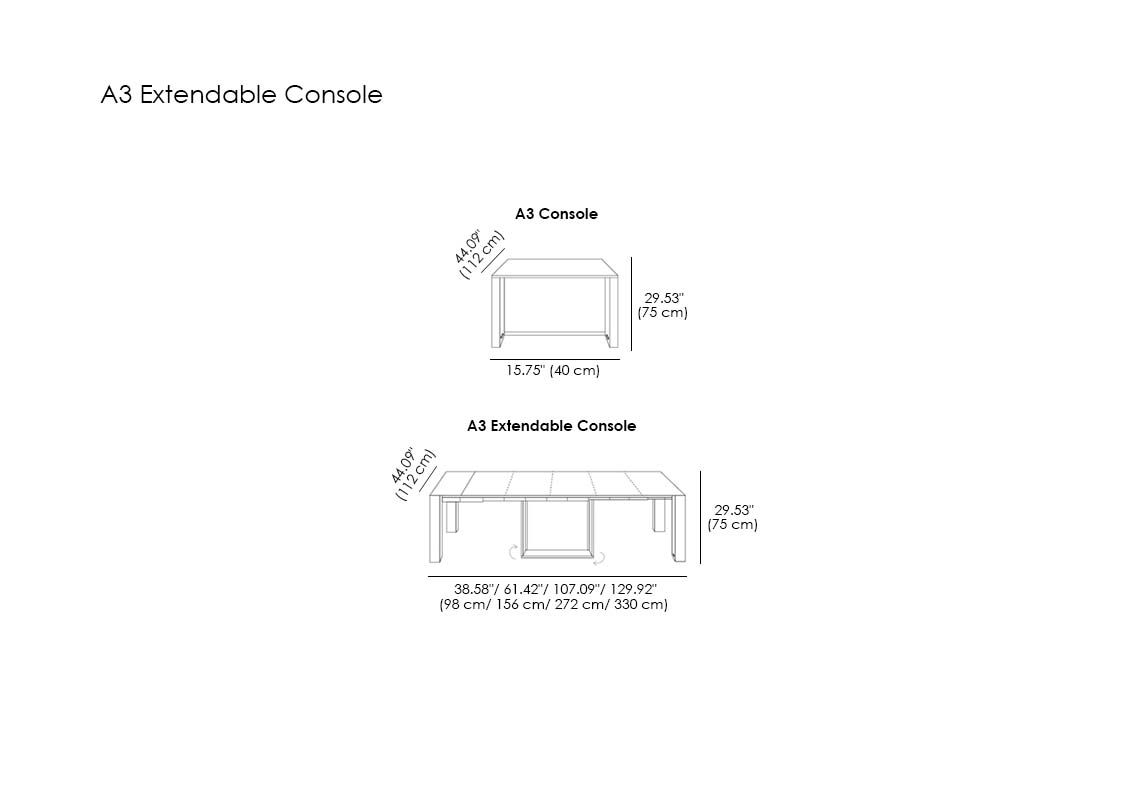 A3 Extendable Console