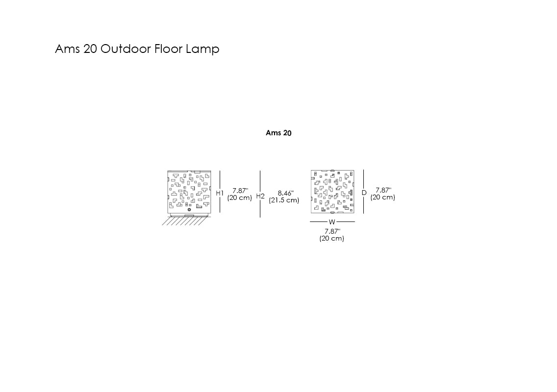 Ams 20 Outdoor Floor Lamp