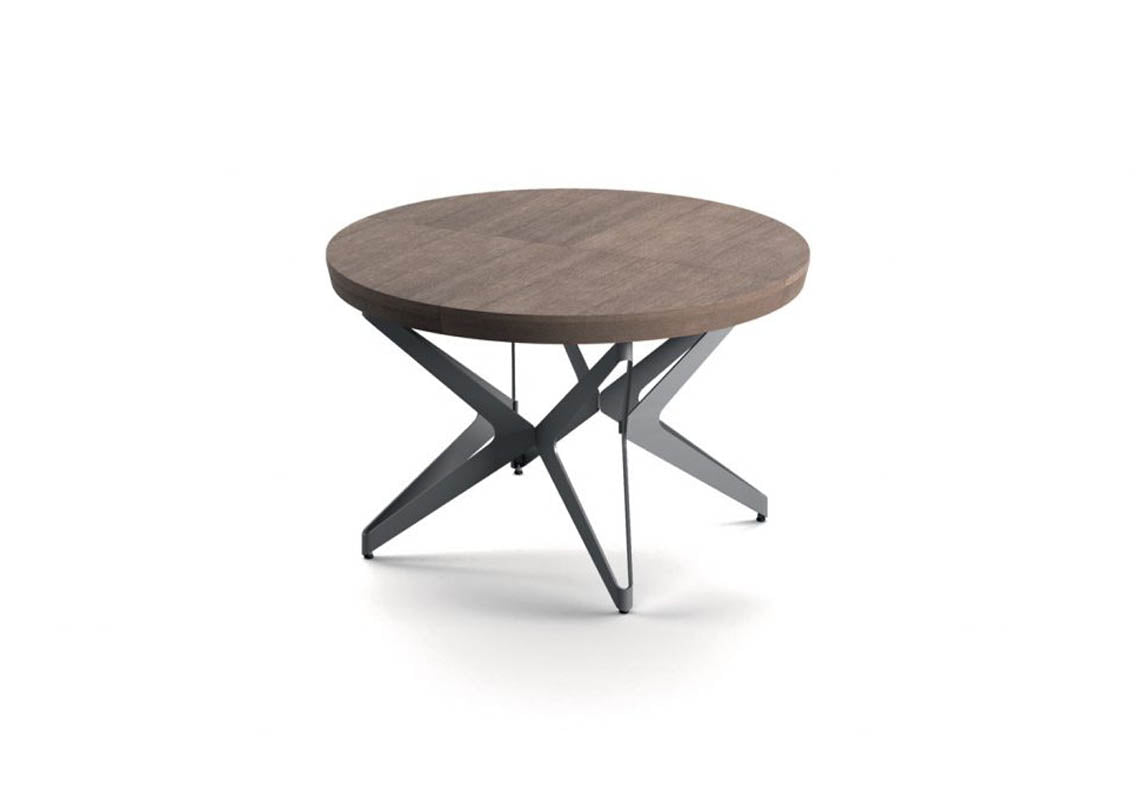 Big Round Extendable Dining Table