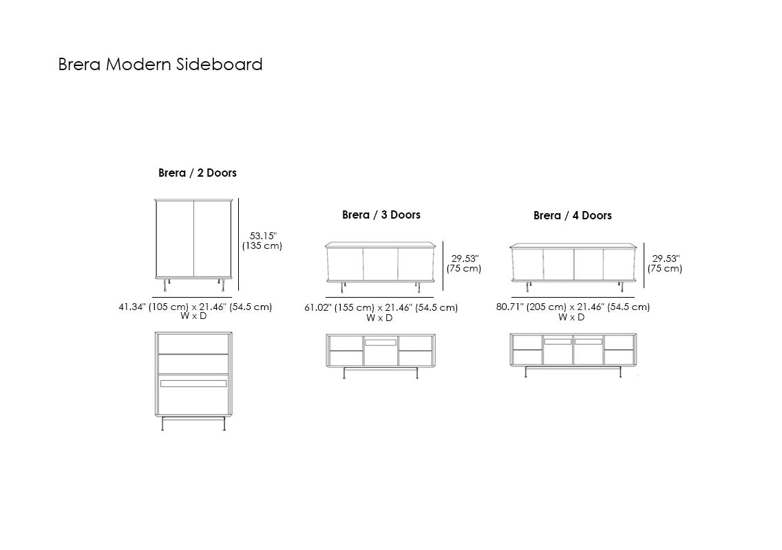 Brera Modern Sideboard
