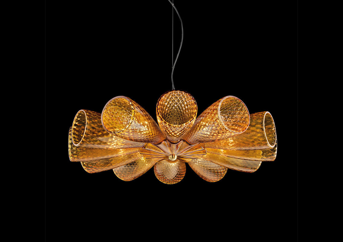 Glass - Amber Yellow Shade Glass ITLMP