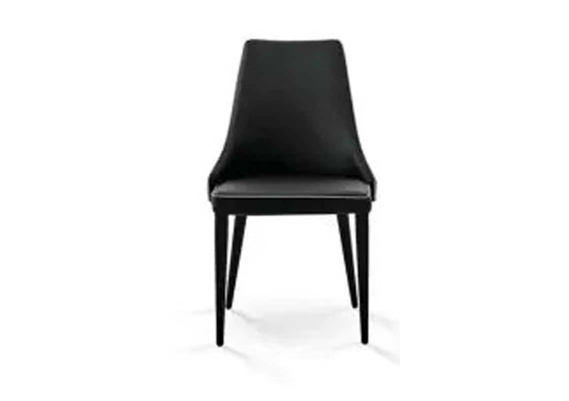 Clara Chair In Anthracite Premium Eco Leather (Quick Ship)