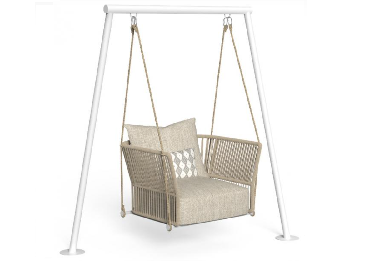 Finish - Beige Rope Beige Melange Cushion