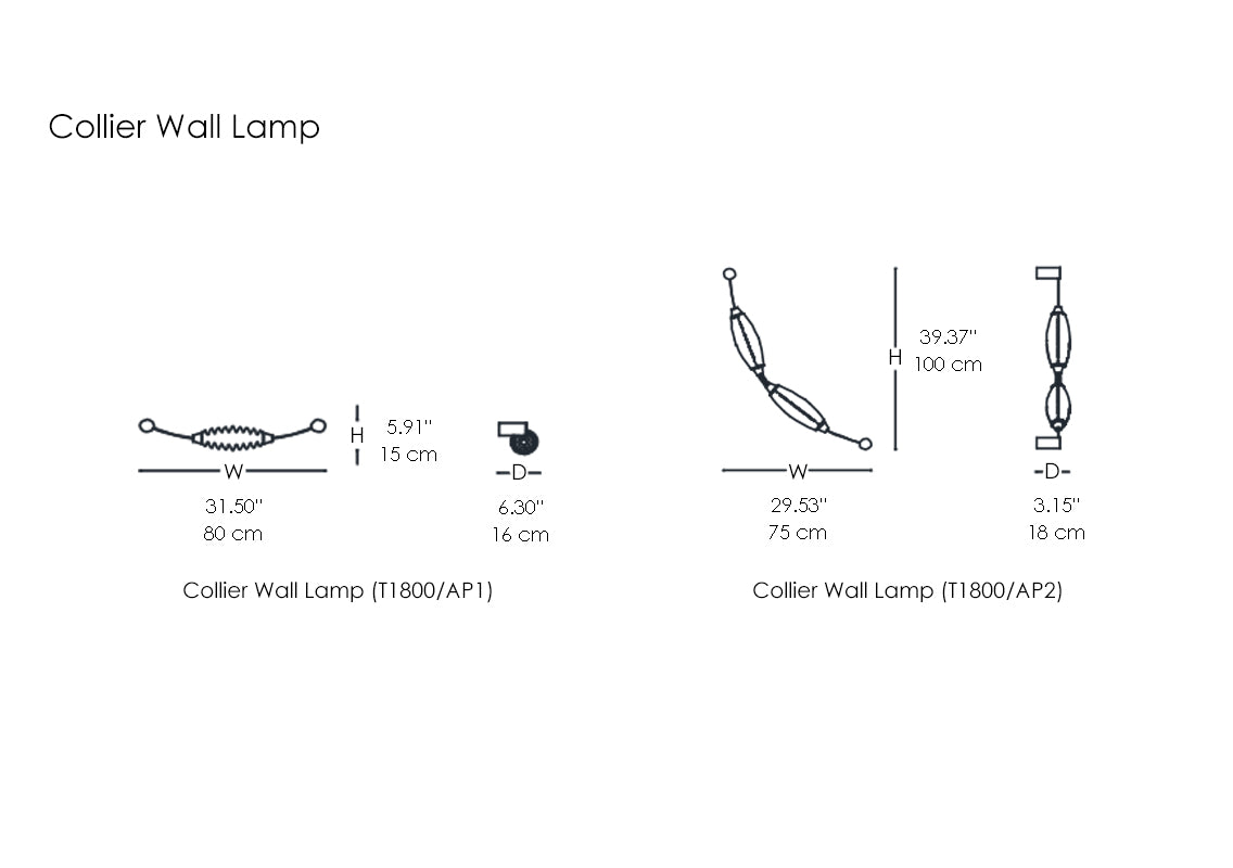 Collier Wall Lamp
