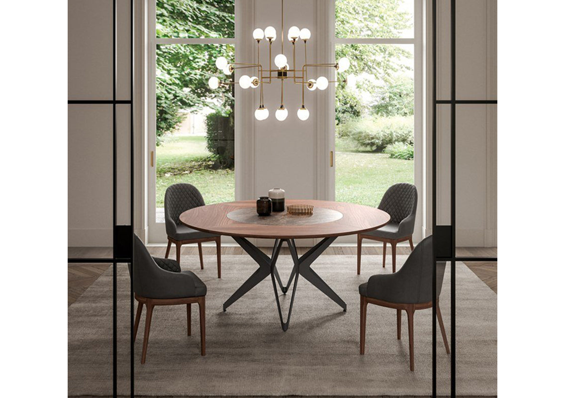 DNA Round Dining Table With Rotating Tray