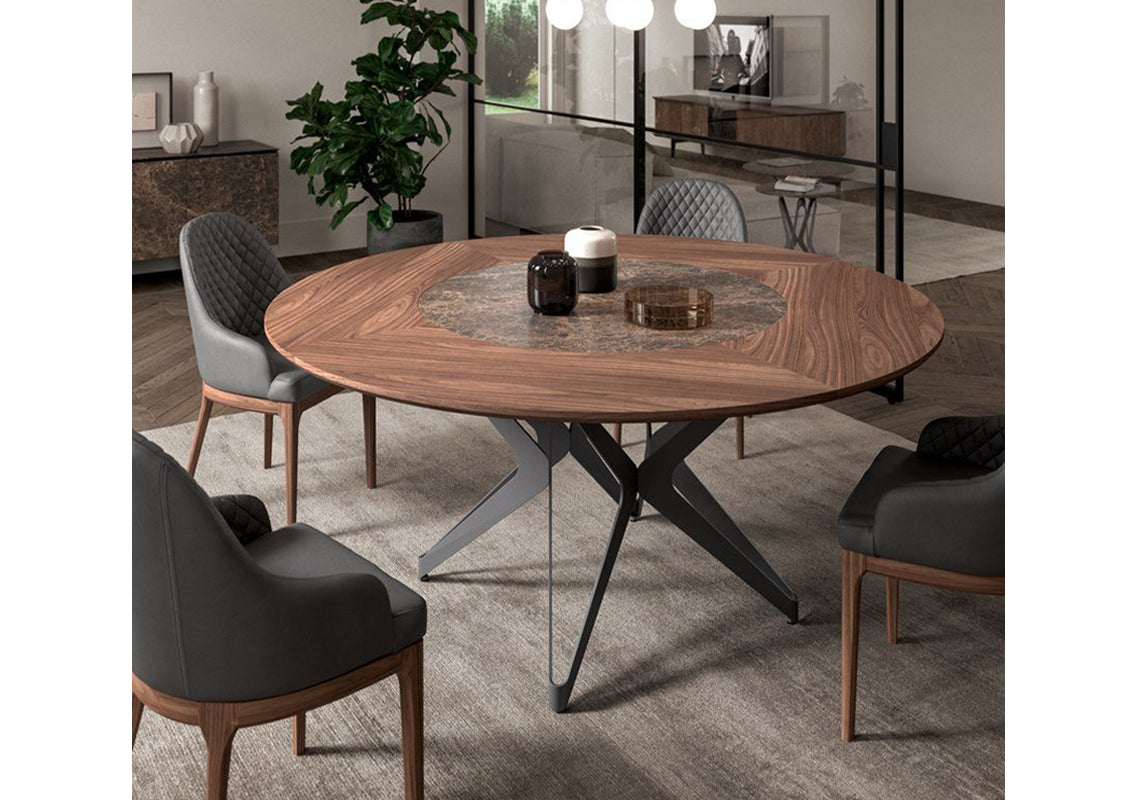 DNA Round Dining Table With Rotating Tray