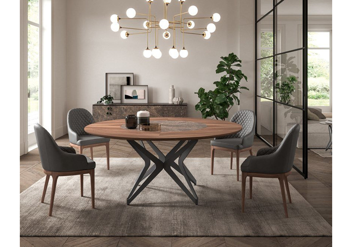 DNA Round Dining Table With Rotating Tray