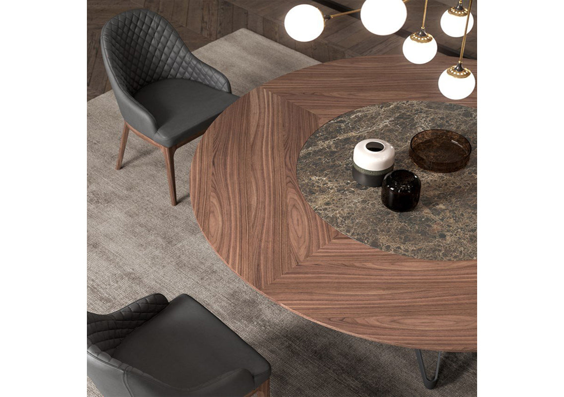 DNA Round Dining Table With Rotating Tray